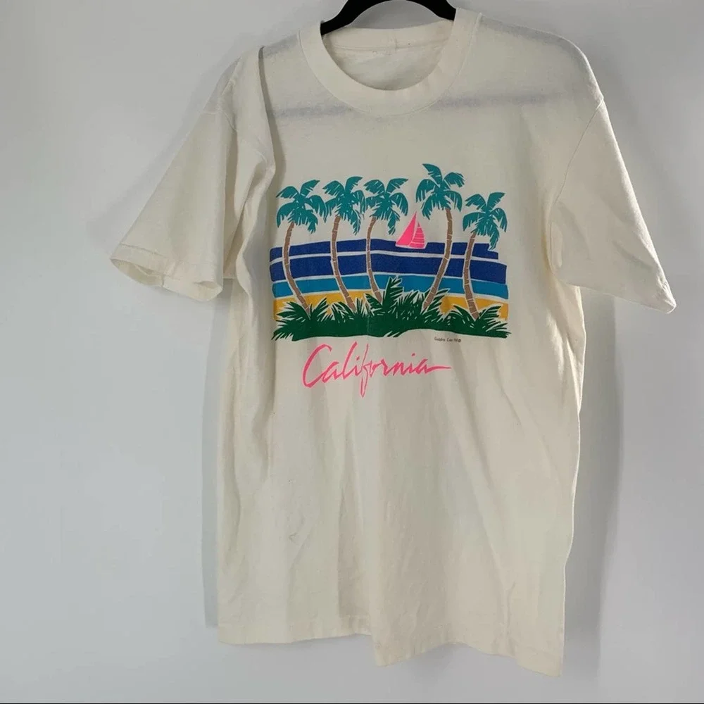 Vtg Single Stitch California 1984 Men’s T-Shirt L - Picture 2 of 11